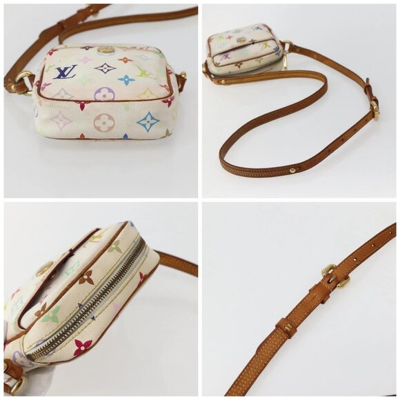 LOUIS VUITTON Monogram Multicolor Lift Shoulder Bag White M40055 LV Auth 143960 - Picture 15 of 16